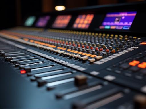 Professional audio mixing console